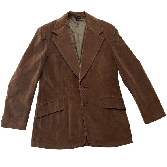 Topps & Trowsers Other - Vintage Topps & Trowsers Brown Velvet Blazer Sport Coat 42R Preppy Old Money